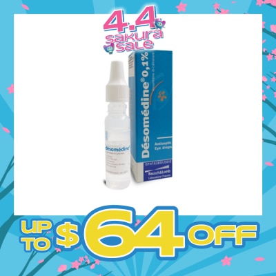 DESOMEDINE - Antiseptic Eye Drops (Do Not Use Beyond 10 Days without Medical Advice) 10ml