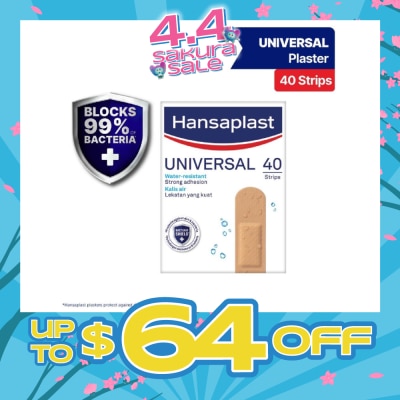 HANSAPLAST - Universal Water Resistant Strips 40 Pieces