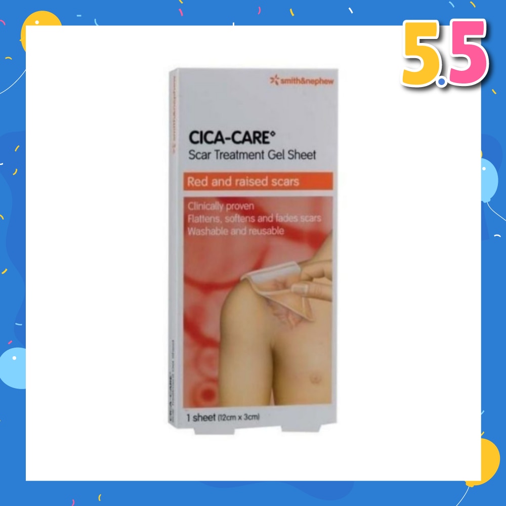 Cica-Care Gel Sheet 12cm x 3 cm 1s