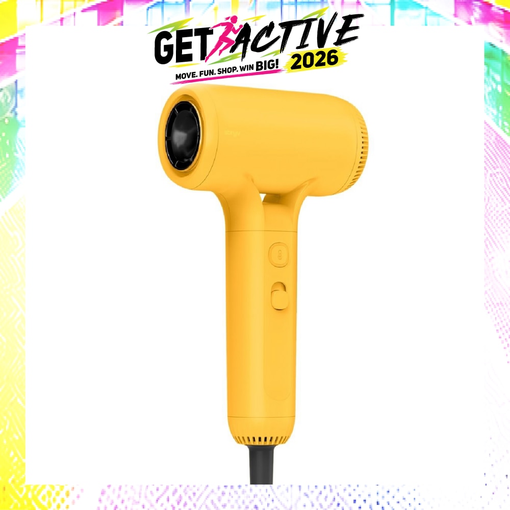 Colour+ 2.0 Yellow Hairdryer 1s image