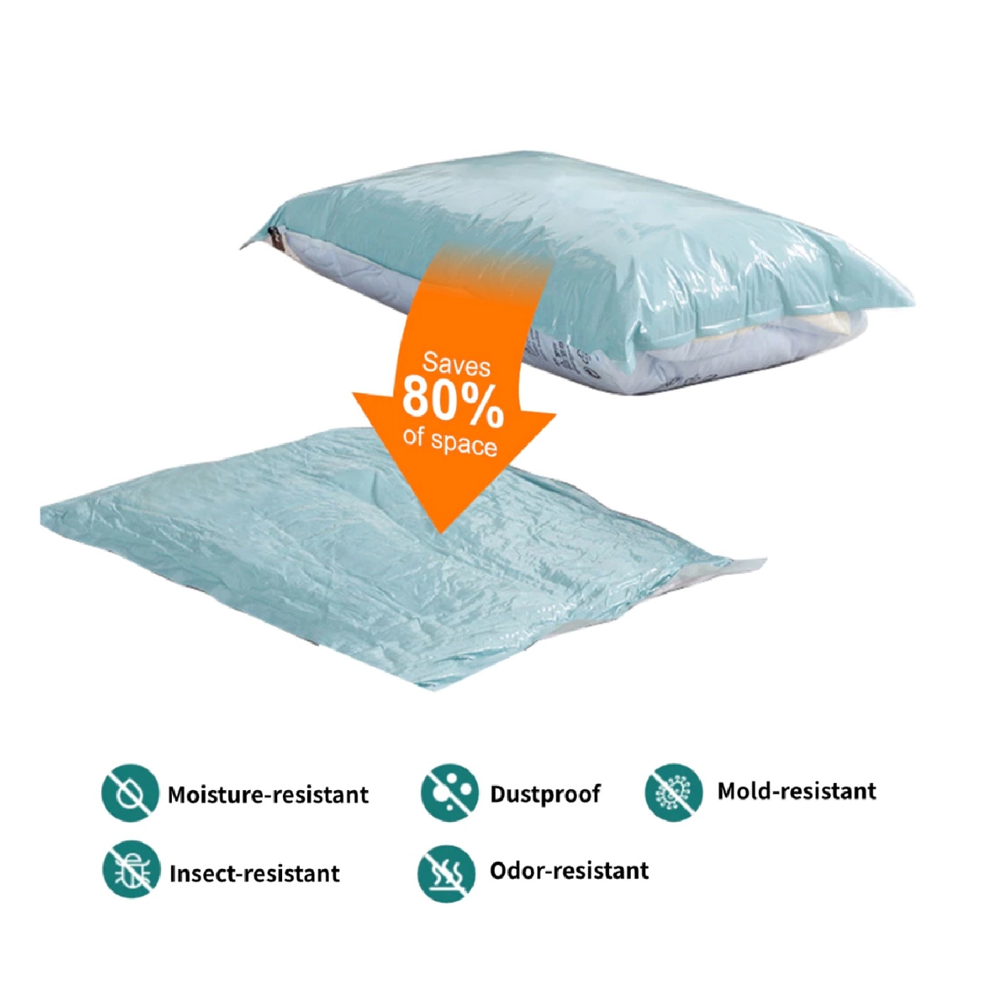 Air Valve Vacuum Compression Bag 56cm x 80cm 3s