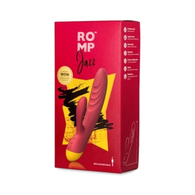ROMP Jazz Rechargeable Silicone Rabbit Vibrator 119g image