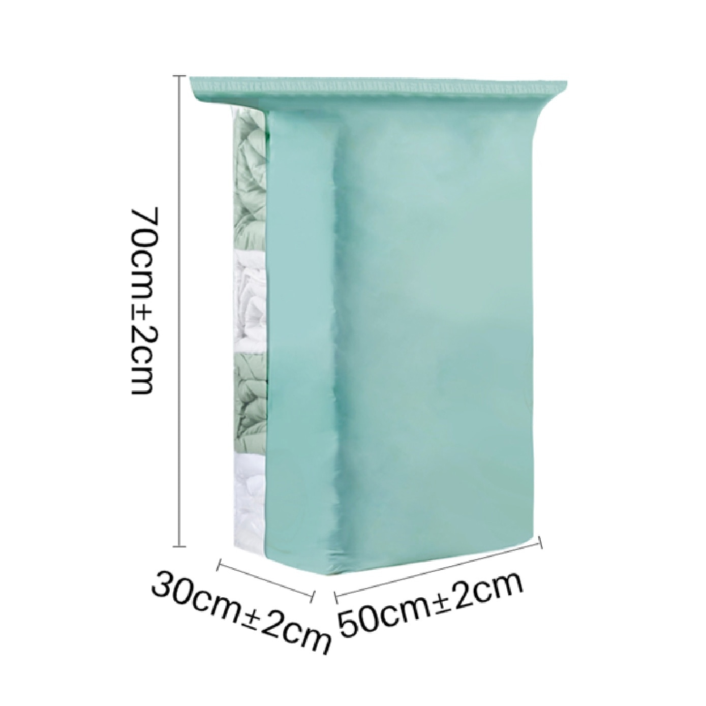 Stereo Air Valve Vacuum Compression Bag 50cm x 70cm x 30cm 3s
