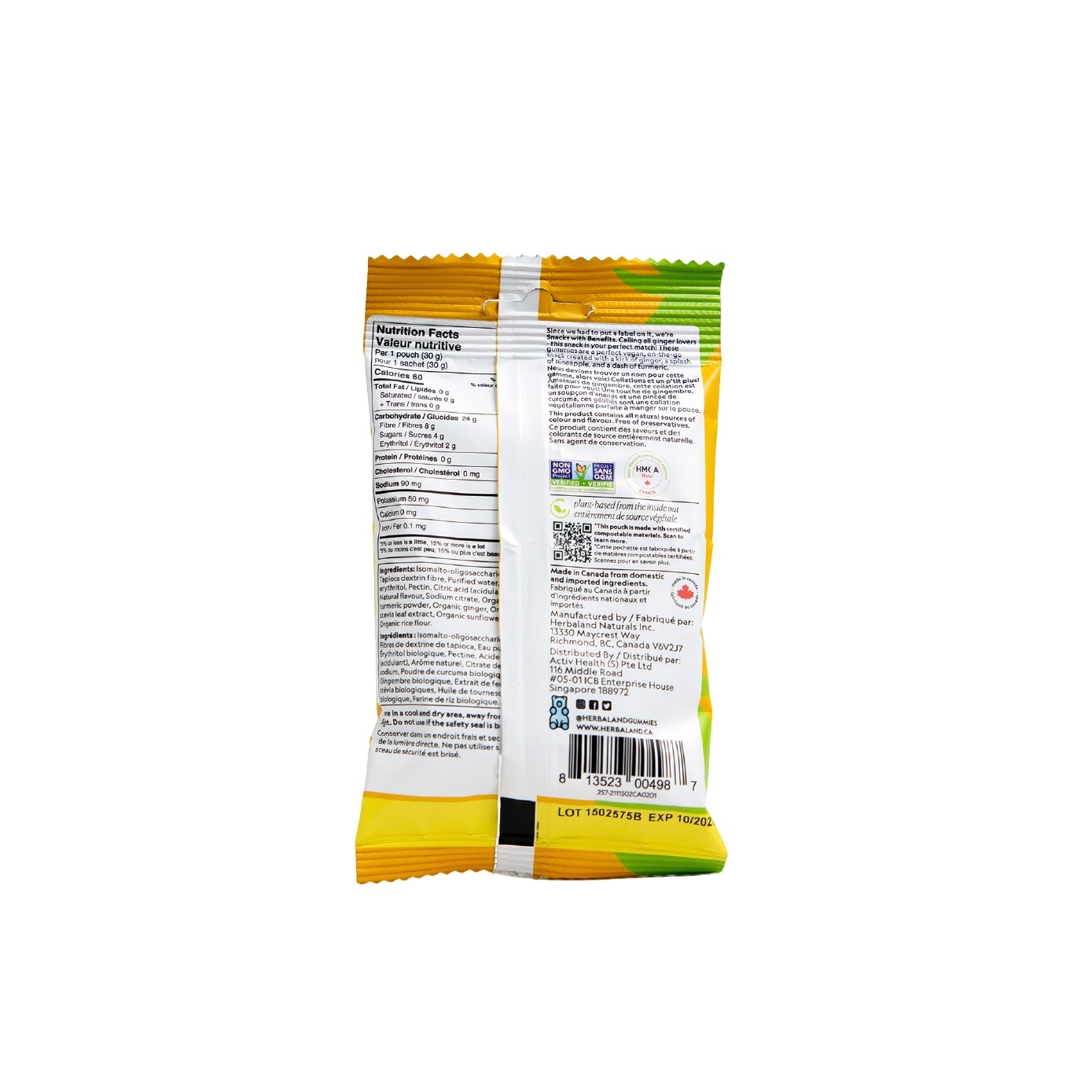 Turmeric & Ginger Gummies 30g image