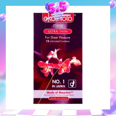 OKAMOTO® - Orchid Ultra Thin Latex Condoms 12S
