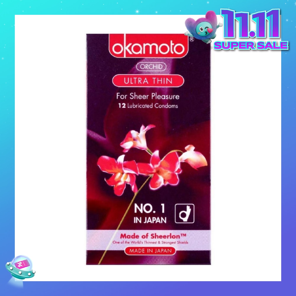 Orchid Ultra Thin Latex Condoms 12S