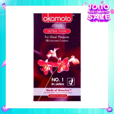 OKAMOTO® Orchid Ultra Thin Latex Condoms 12S