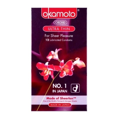 OKAMOTO® Orchid Ultra Thin Latex Condoms 12S