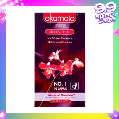 OKAMOTO® Orchid Ultra Thin Latex Condoms 12S