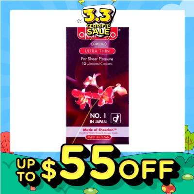 OKAMOTO® Orchid Ultra Thin Latex Condoms 12S