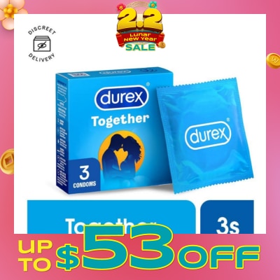 DUREX Together Condoms 3s