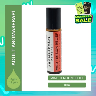 AROMASERAPI Aromaserapi 100% Natural Adult Mind Tension Relief Roll On 10ml