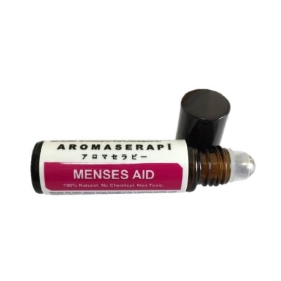 AROMASERAPI 100% Therapeutic Natural Adult Menses Aid Rollerball (Relieves Menstrual Cramps, PMS, Circulatory Issues & Hormone Balancing) 10ml