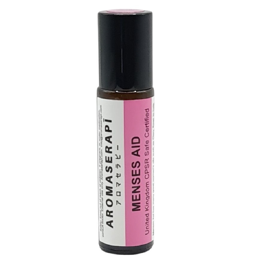100% Therapeutic Natural Adult Menses Aid Rollerball (Relieves Menstrual Cramps, PMS, Circulatory Issues & Hormone Balancing) 10ml