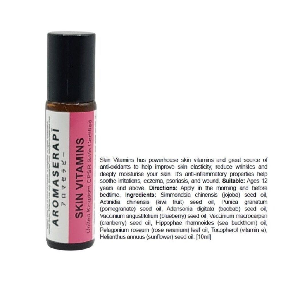 Aromaserapi 100% Natural Adult Skin Vitamins Roll On 10ml