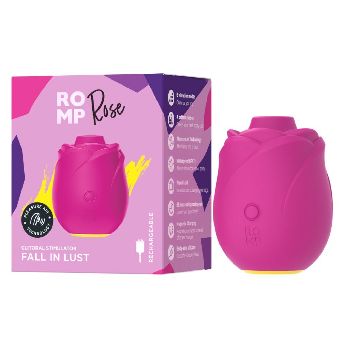 Rose Rechargeable Clitoral Stimulator Fall in Lust 1s