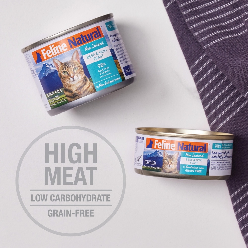 Beef & Hoki Feast Canned Cat Food 85g x 24s (Per Carton)