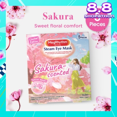 MEGRHYTHM Steam Eye Mask Sakura 5s