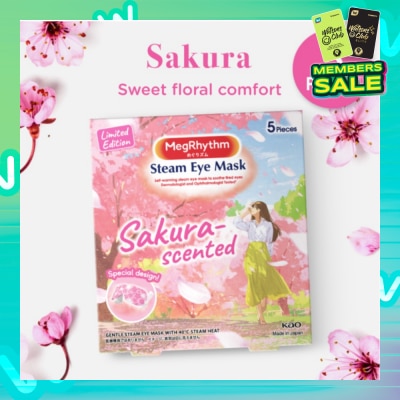 MEGRHYTHM Steam Eye Mask Sakura 5s