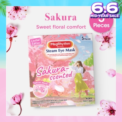 MEGRHYTHM Steam Eye Mask Sakura 5s