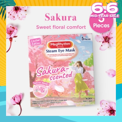 MEGRHYTHM Steam Eye Mask Sakura 5s