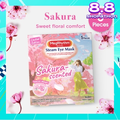 MEGRHYTHM Steam Eye Mask Sakura 5s