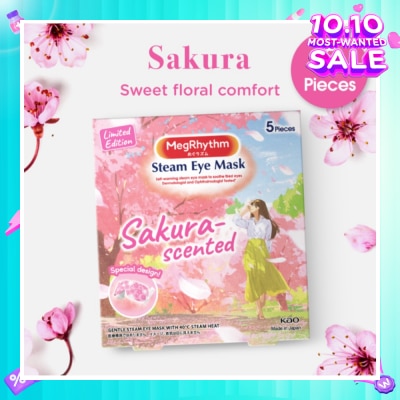 MEGRHYTHM Steam Eye Mask Sakura 5s