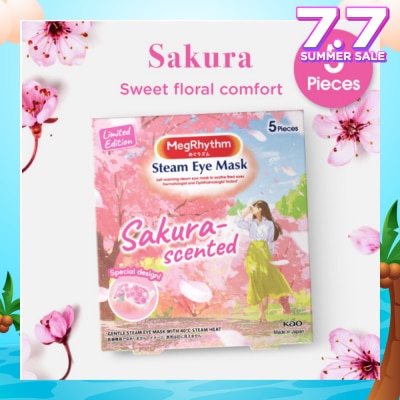 MEGRHYTHM Steam Eye Mask Sakura 5s