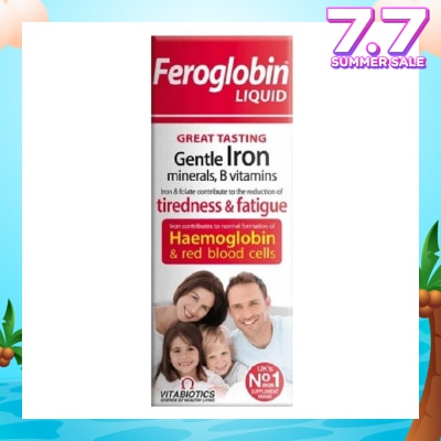VITABIOTICS Feroglobin Vitamin B Liquid (Reduces Tiredness & Fatigue) 200ml