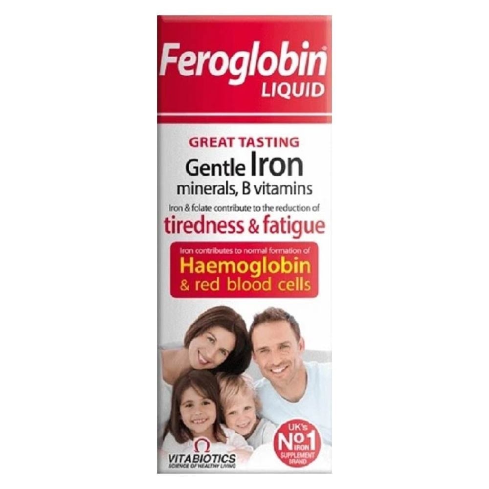 Feroglobin Vitamin B Liquid (Reduces Tiredness & Fatigue) 200ml