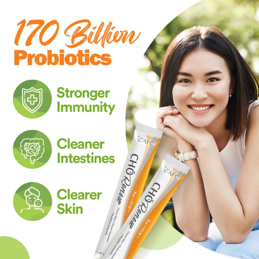 CHO Renew 170 Billion Beauty Probiotics Dietary Supplement Sachet Twin Pack 15s x 2
