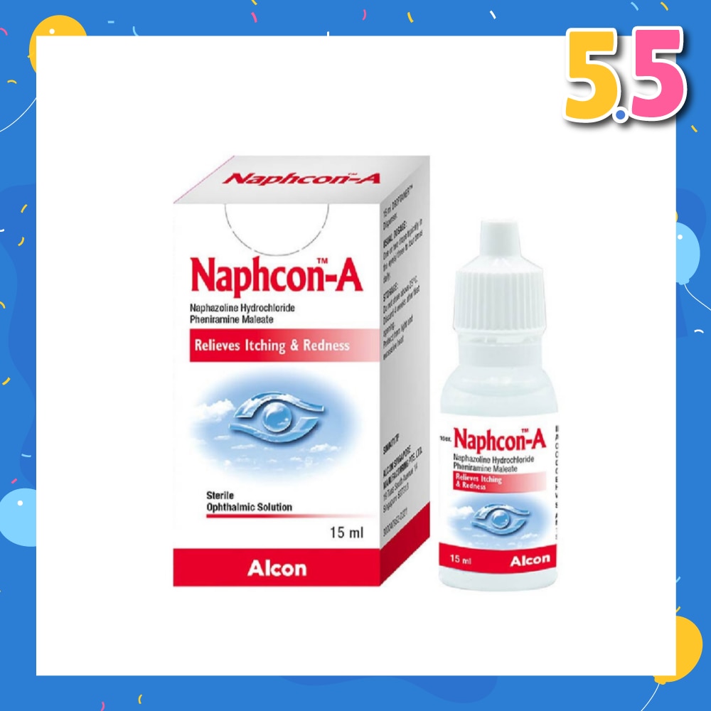 Alcon Naphcon-A Eye Drops 15ml