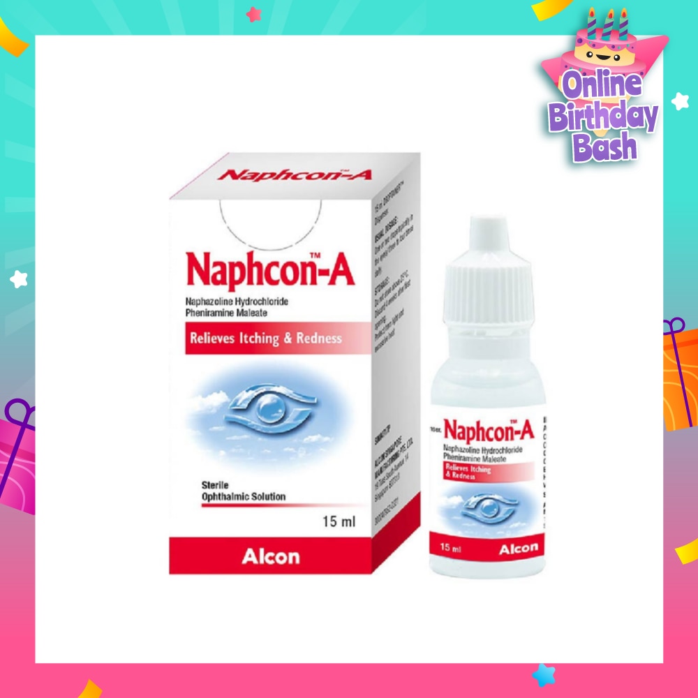 Alcon Naphcon-A Eye Drops 15ml