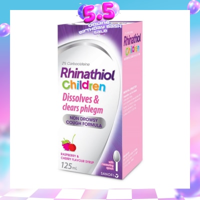 RHINATHIOL - Children Cough Syrup 2% 125ml