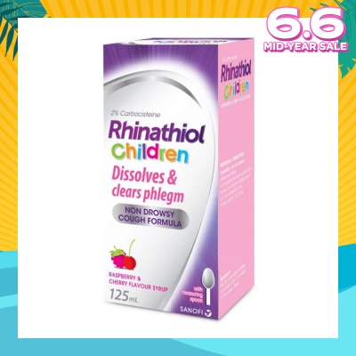 RHINATHIOL Children Cough Syrup 2% 125ml