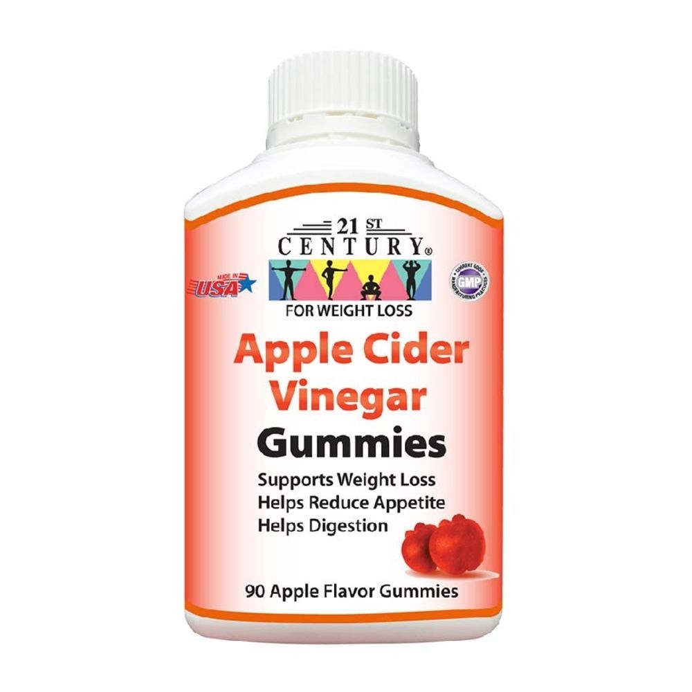 Apple Cider Vinegar Gummies Apple Flavour Vegetarian Gelatin Free (Support Weight Loss Reduce Appetite & Digestion) 90s