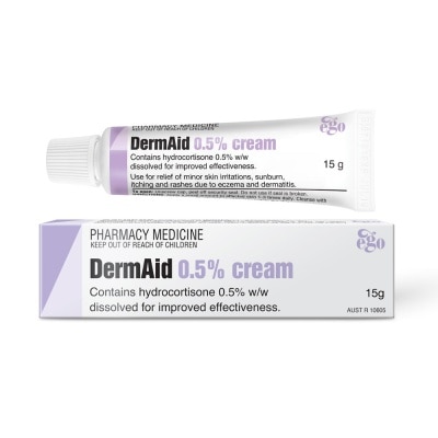 EGO QV DermAid 0.5% Cream (Use For Relief Of Minor Skin Irritations ...