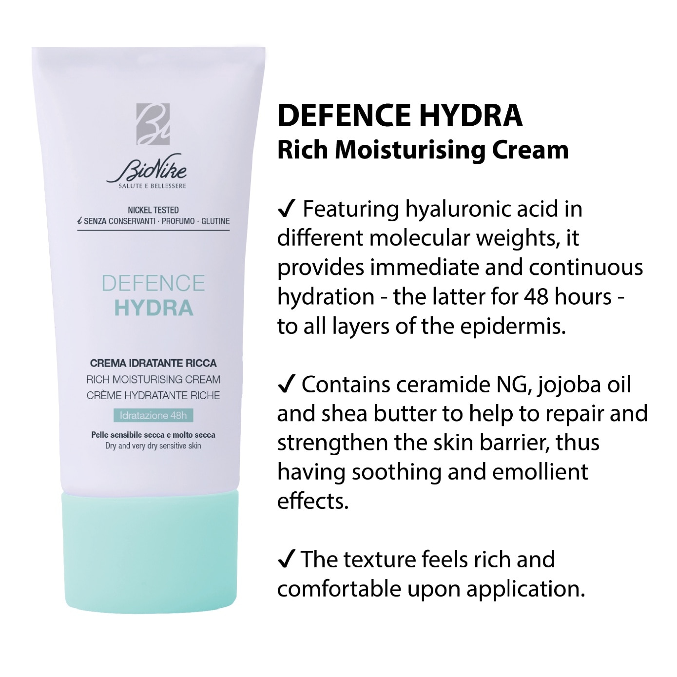 Defence Hydra Rich Moisturising Cream 50ml