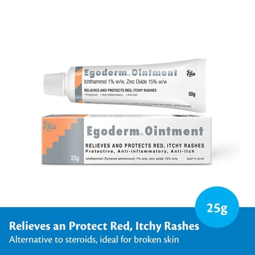 Egoderm Ointment (Relieves and Protect Red Itchy Rashes) 25g