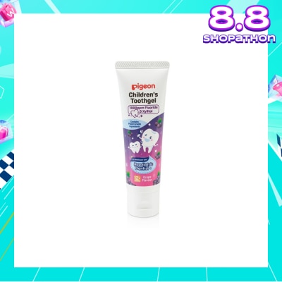 PIGEON Children's Toothgel with Fluoride & Xylitol Grape Flavour (For 1 year old) 45g