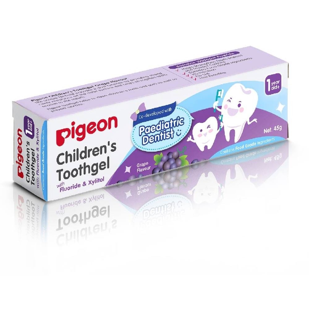 Children's Toothgel with Fluoride & Xylitol Grape Flavour (For 1 year old) 45g