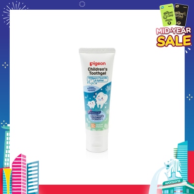 PIGEON Children's Toothgel with Fluoride & Xylitol Natural Flavour (For 1 year old+) 45g