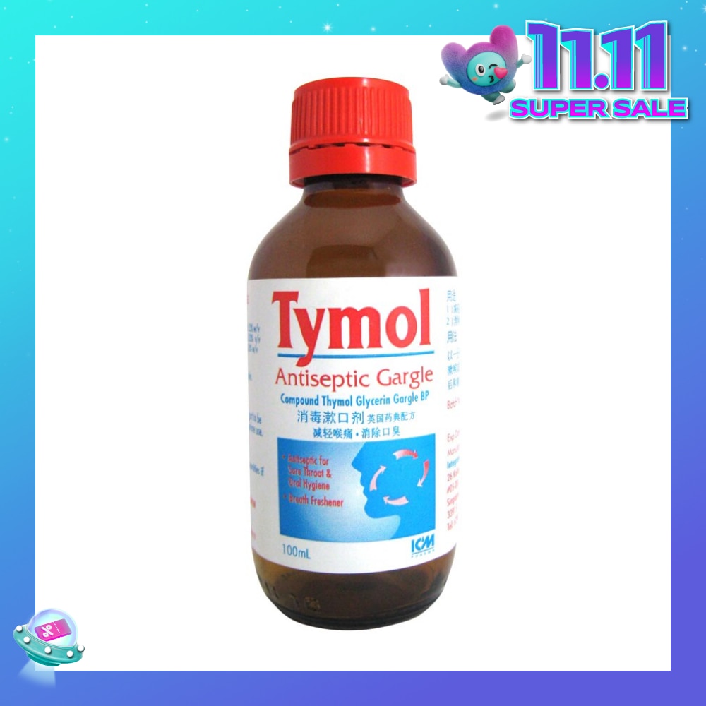 Tymol Antiseptic Gargle 100ml