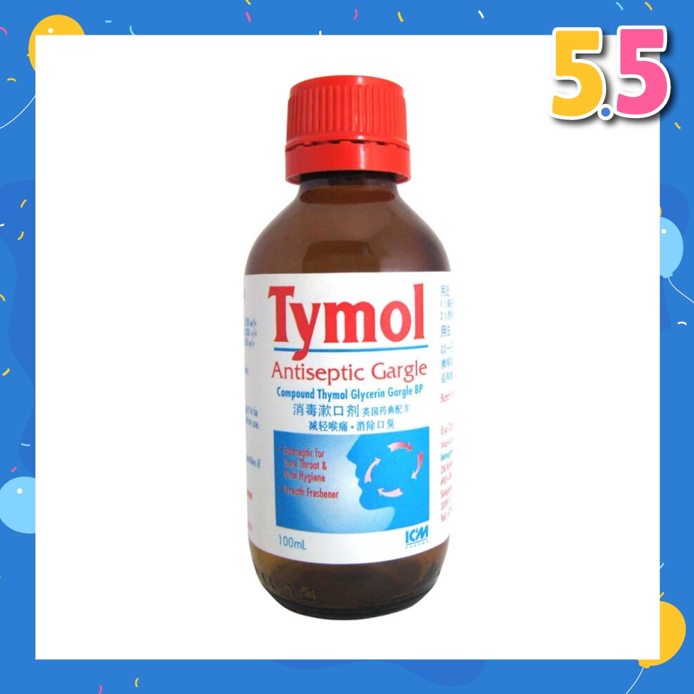 Tymol Antiseptic Gargle 100ml