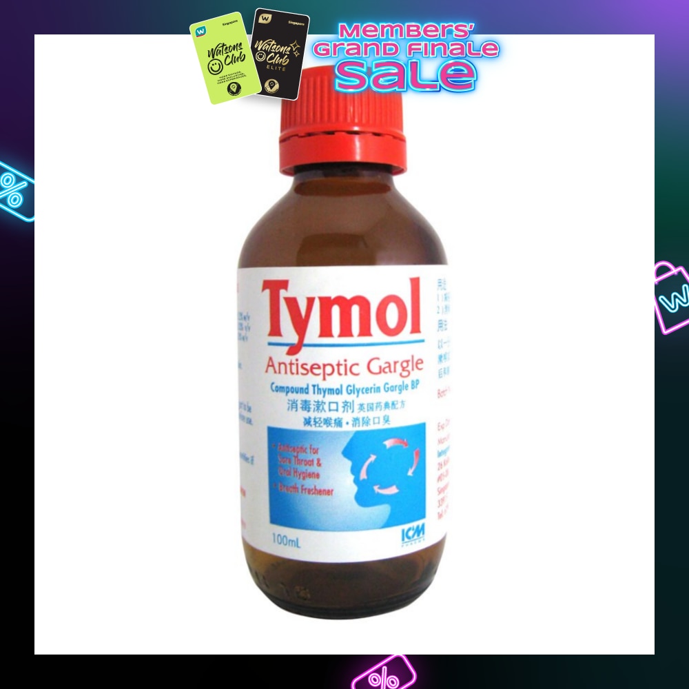 Tymol Antiseptic Gargle 100ml