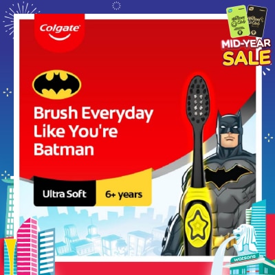 COLGATE Batman Ultra Soft Toothbrush for Kids (For 6years old above) 1s