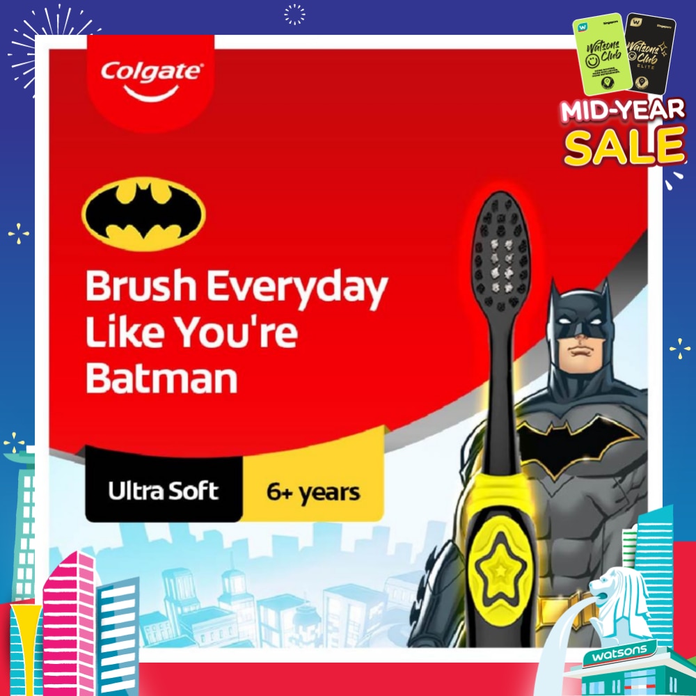Batman Ultra Soft Toothbrush for Kids (For 6years old above) 1s