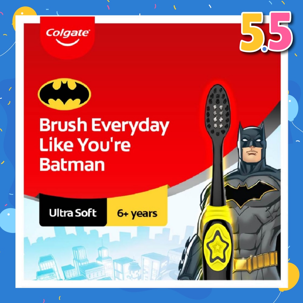 Batman Ultra Soft Toothbrush for Kids (For 6years old above) 1s