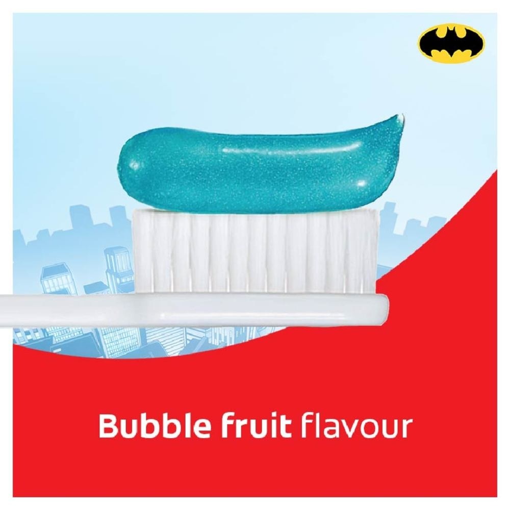 Batman Toothpaste for Kids Bubble Fruit Flavour 40g