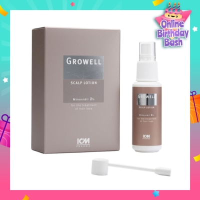 ICM PHARMA Growell 2% Scalp Lotion 60ml